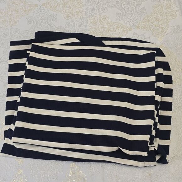 Tahari Striped Blue and White Sleeveless Tank Dress NWT - Picture 8 of 8